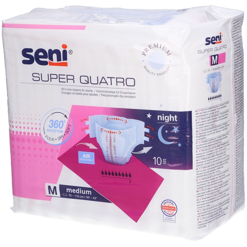 Seni® Super Quatro Night Medium Inkontinenzhosen