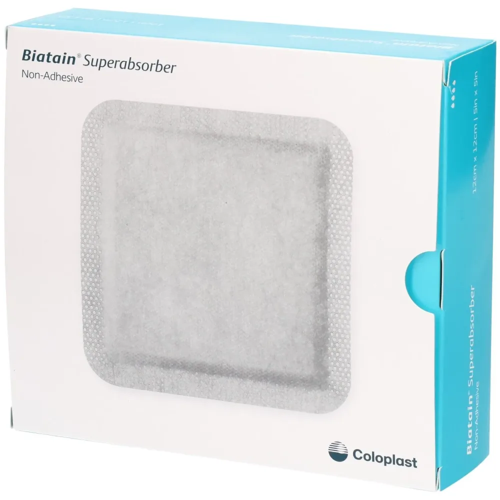 Biatain Superabsorber nicht-haftend, 12x12cm (19 Stk)