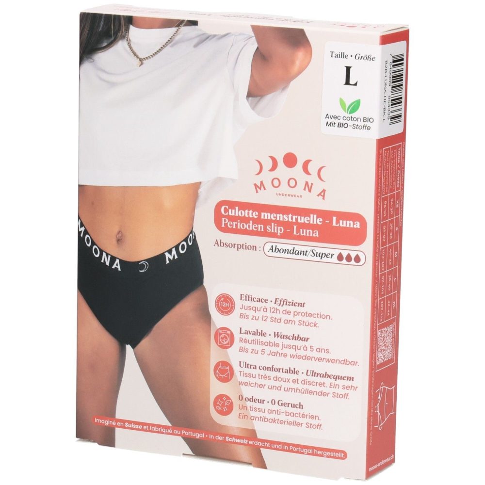 MOONA Periodenslip Luna für starke Tage, Hüftumfang 102-107cm (1 Stk)