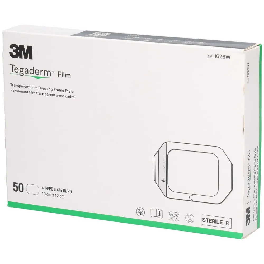 3M Tegaderm Film Transparentverband, 10x12cm (50 Stk)