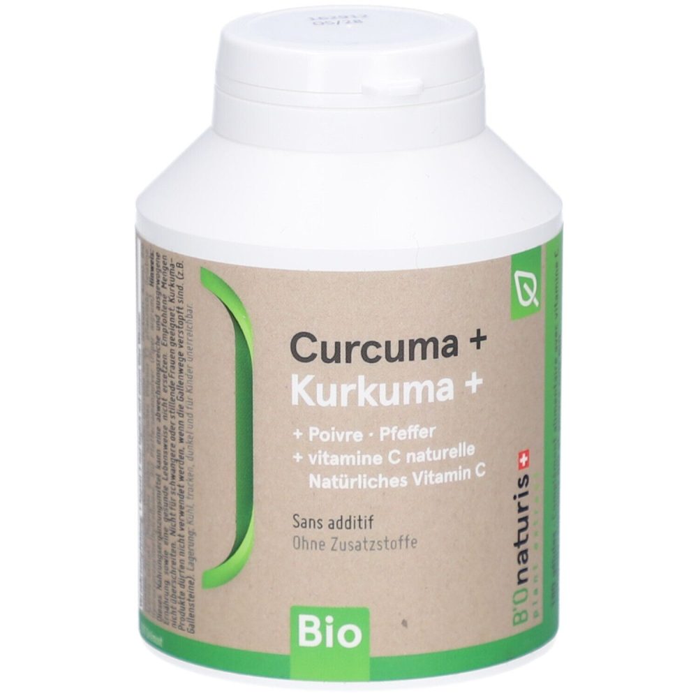 BIOnaturis Kurkuma plus Kapseln (180 Stk)