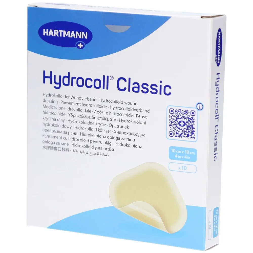 Hydrocoll Classic Hydrokolloid-Verband, 10x10cm (10 Stk)