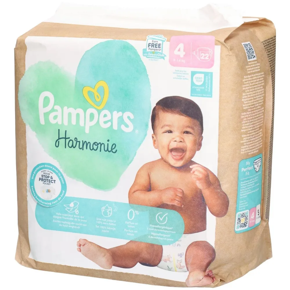 Pampers Harmonie, Grösse 4, 9-14kg, Single Pack (22 Stk)