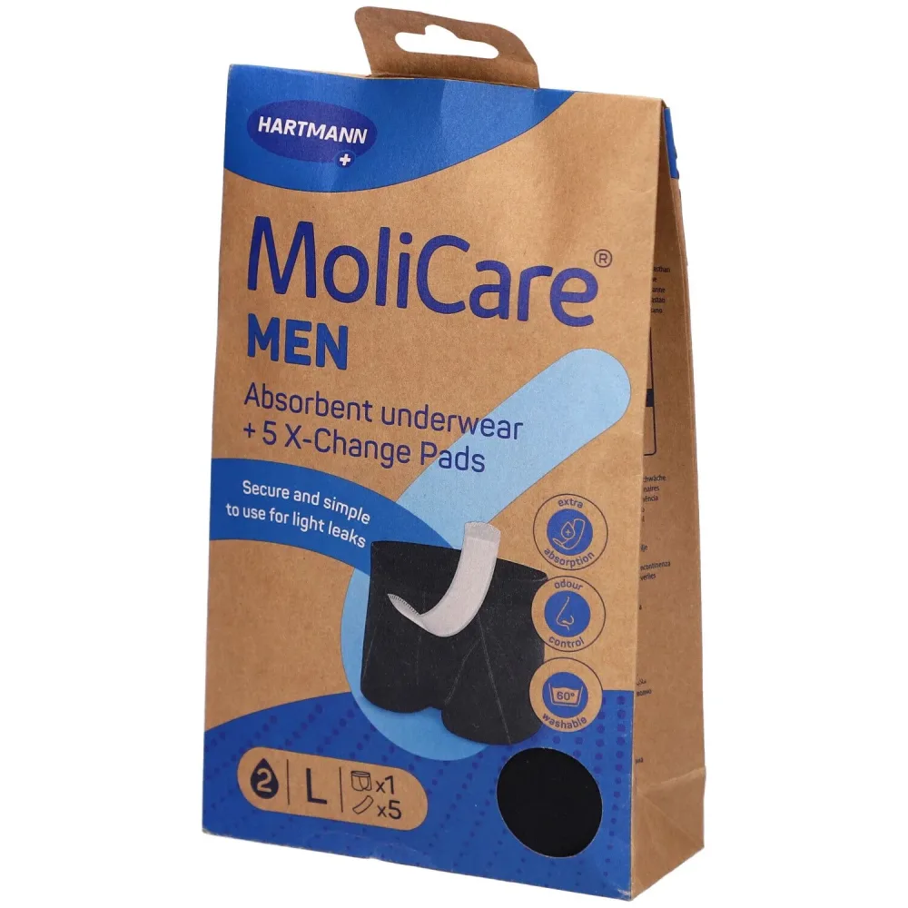MoliCare Absorbent Underwear Men, EU-Grösse 6/7, plus 5 Pads (1 Stk)