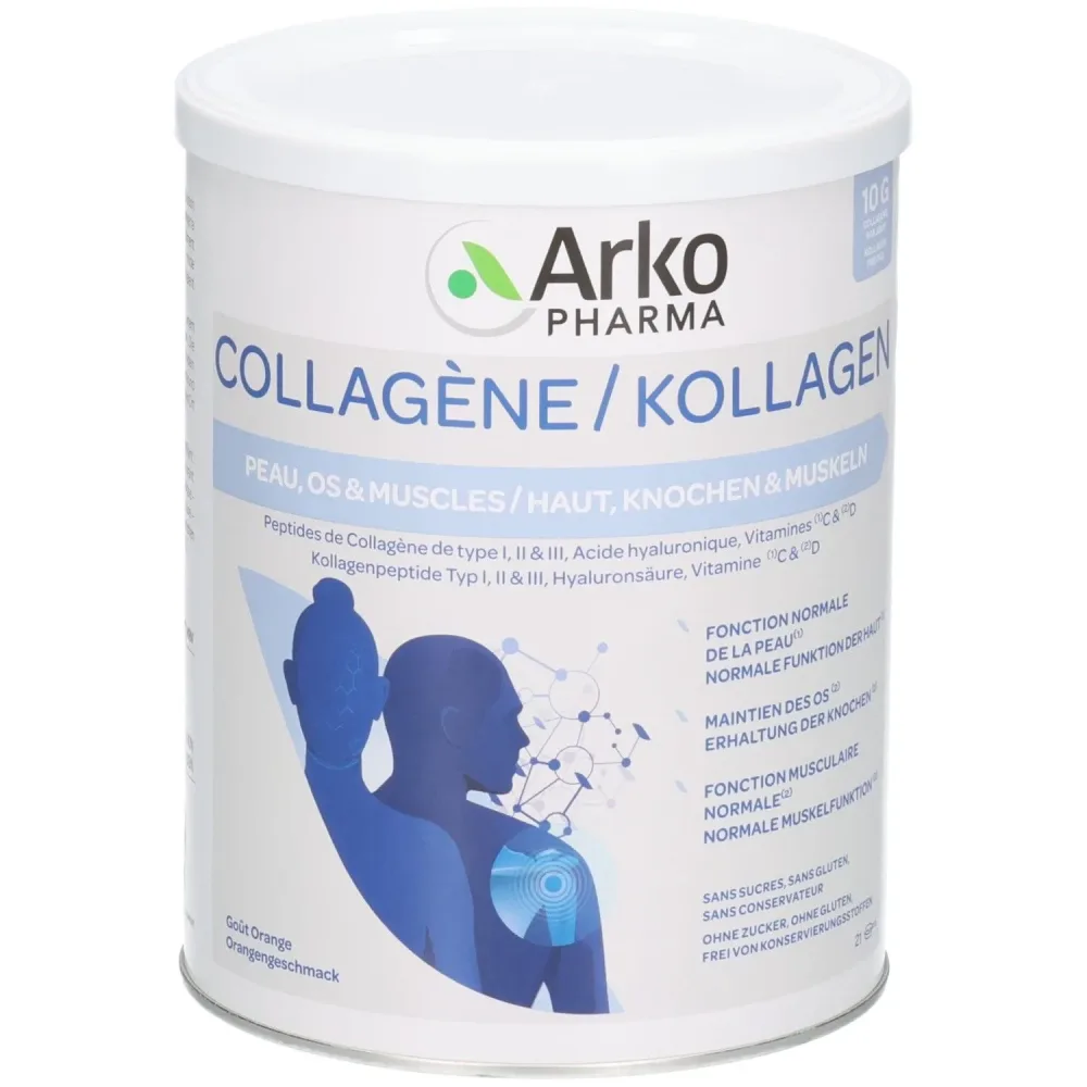 Arkopharma Kollagen Haut Knochen und Muskeln Pulver 260 g