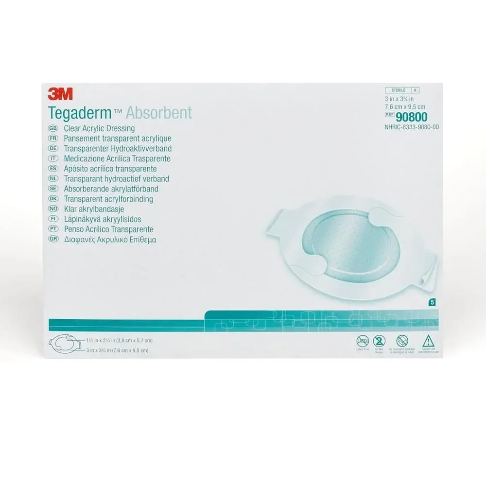 3M Tegaderm absorbierender Wundverband, 7.6x9.5cm (10 Stk)