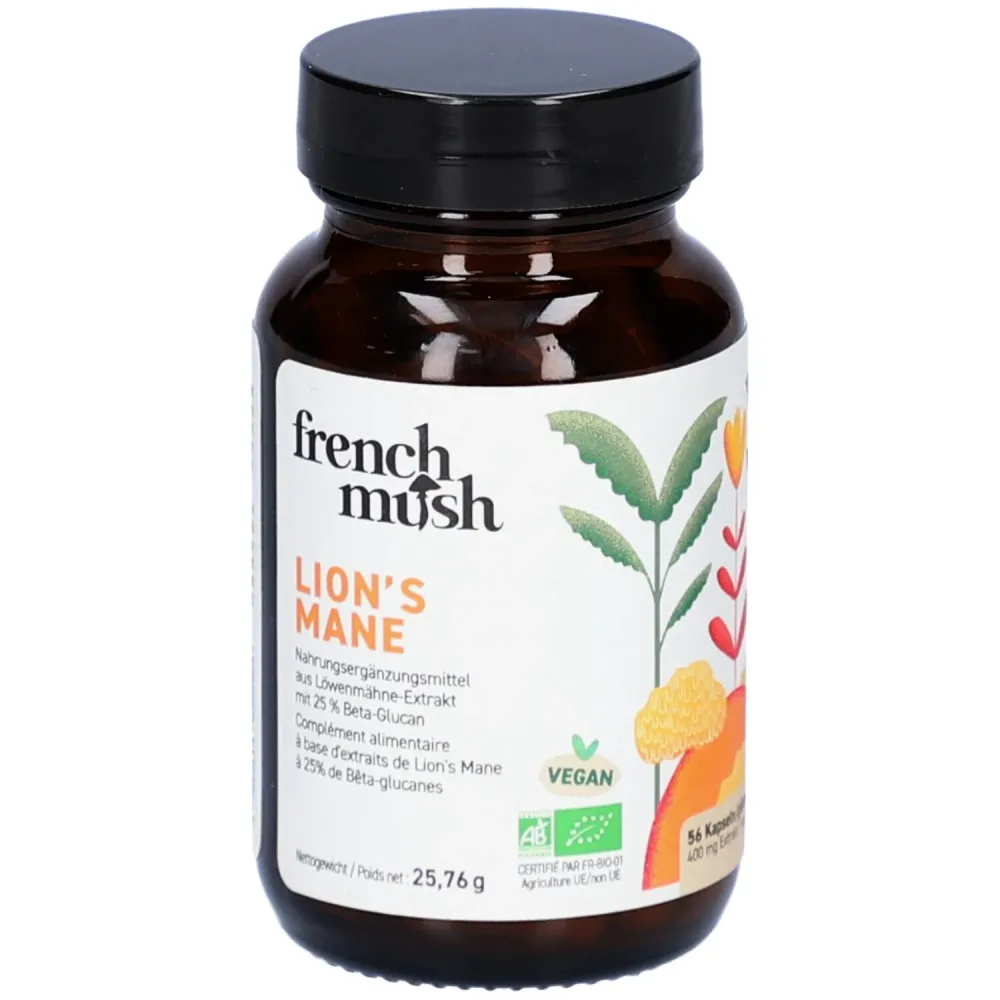 French Mush Löwenmähne Kapseln (56 Stk)