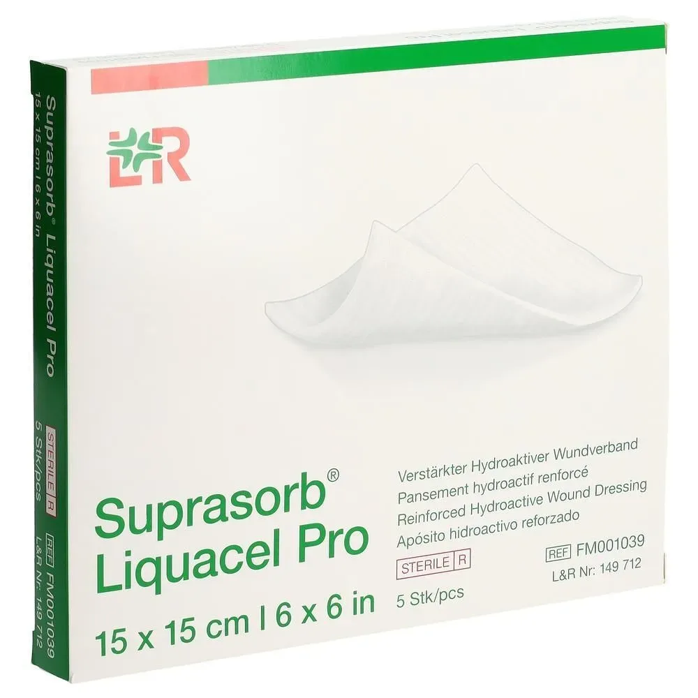 Suprasorb Liquacel Pro, 15x15cm (5 Stk)