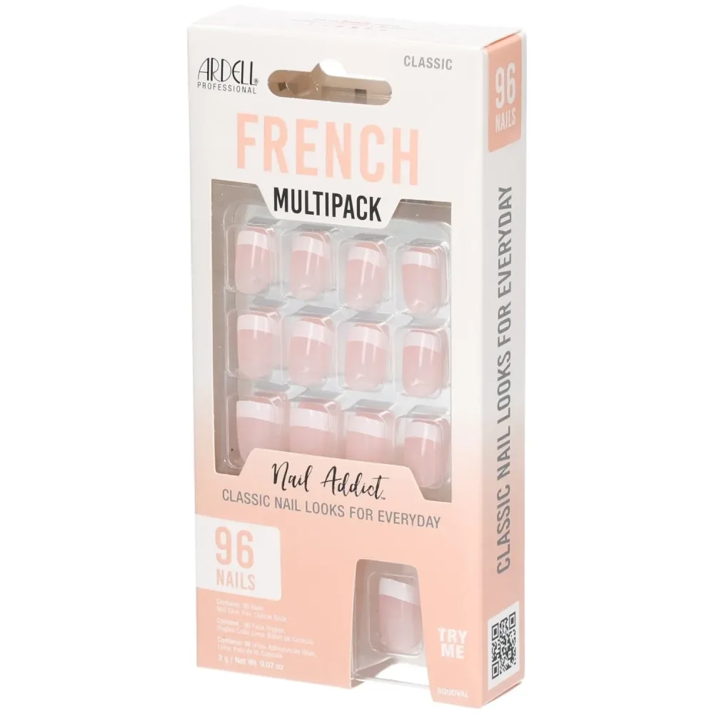 Ardell - Künstliche Fingernägel, Nail Addict French Multipack Classic, Set