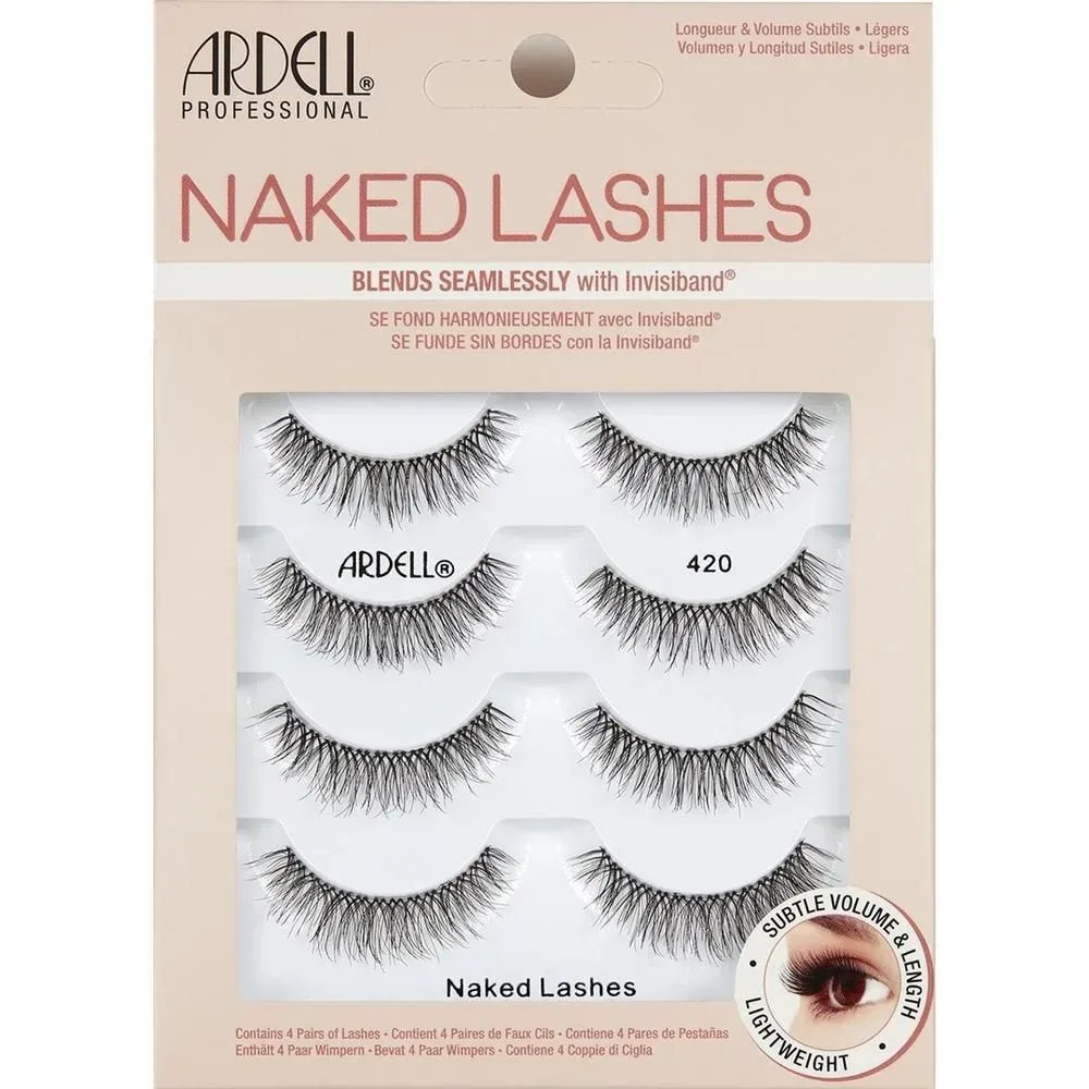 Ardell - Naked Lashes 420 Multipack, Set, Black