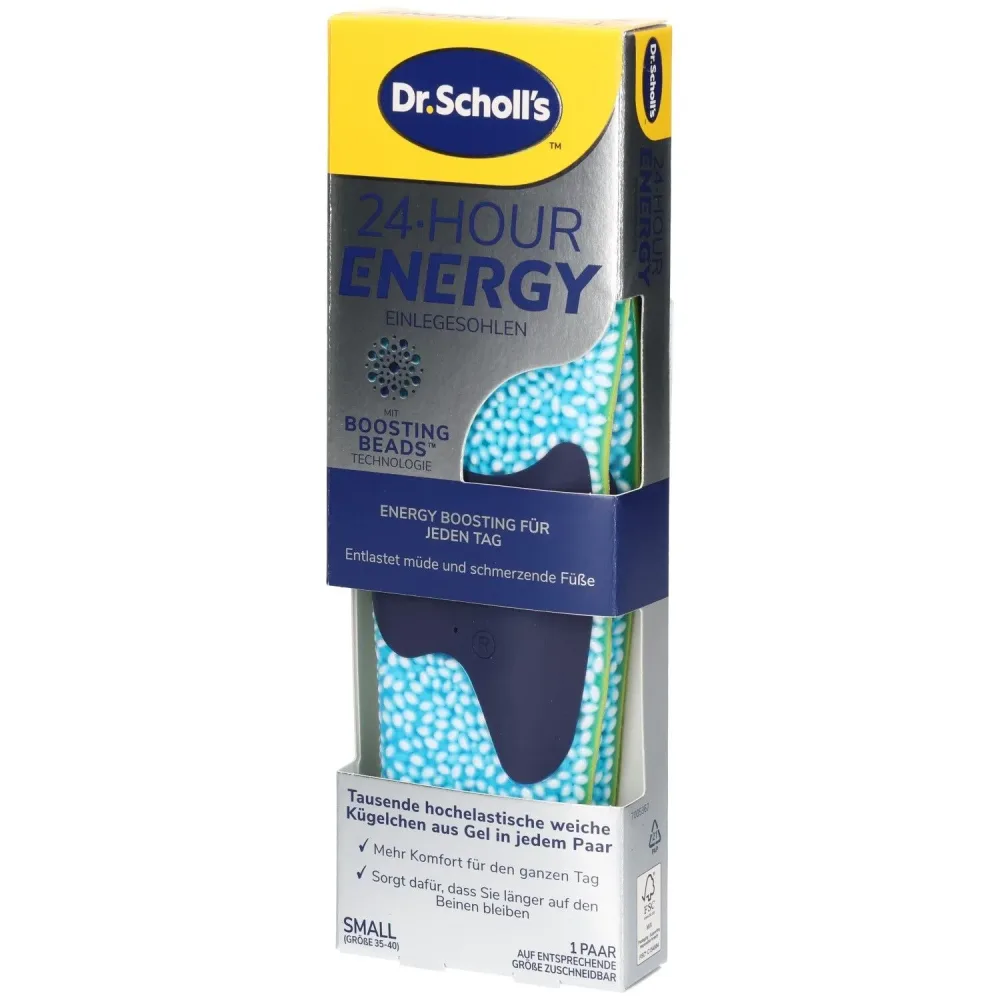 Scholl Einlegesohlen 24 Hour Energy Boosting, Grösse 35-40 (1 Paar)