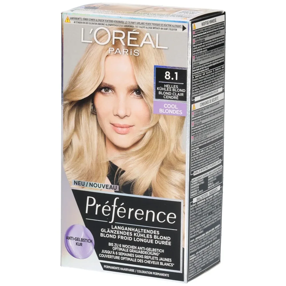 L'Oréal Paris - Cool Blonde Anti-Gelbstich Kur, 1 Stück, . Helles kühles Blond/Blond clair cendré