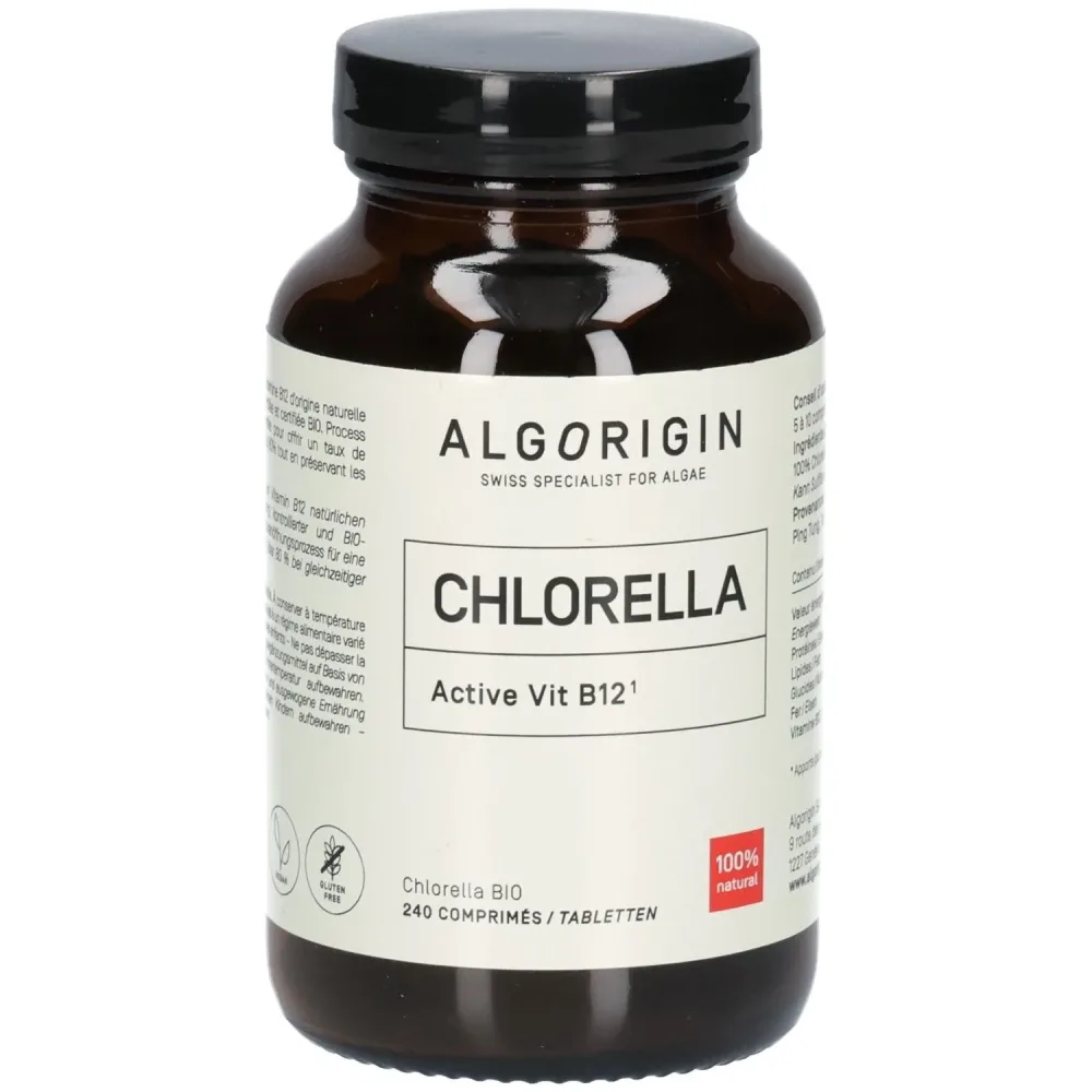 Algorigin Chlorella Bio ? Tabletten mit aktivem Vitamin B12