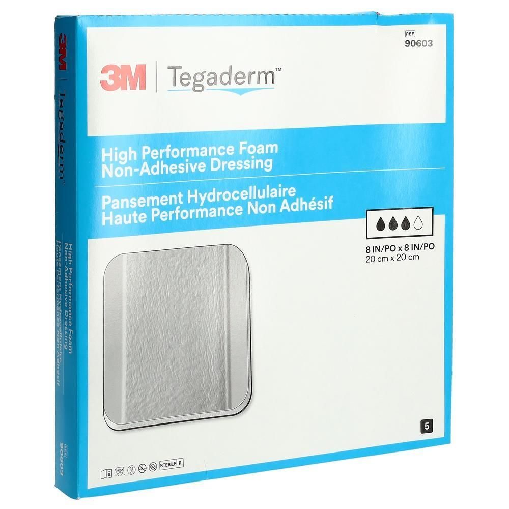 3M Tegaderm non-adhäsive High Performance Schaumkompresse, 20x20cm (10 Stk)