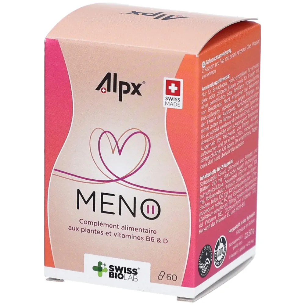 Alpx Meno Kapseln für die Menopause (60 Stk)