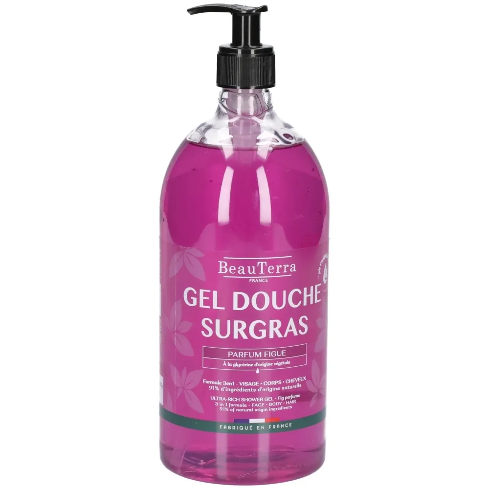 BeauTerra Rückfettendes Duschgel Feige (1 Liter)
