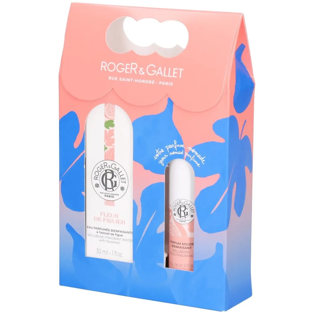 Roger & Gallet Fleur de Figuier Geschenkset mit Eau de Parfum 30 ml + Parfüm-Feststoff