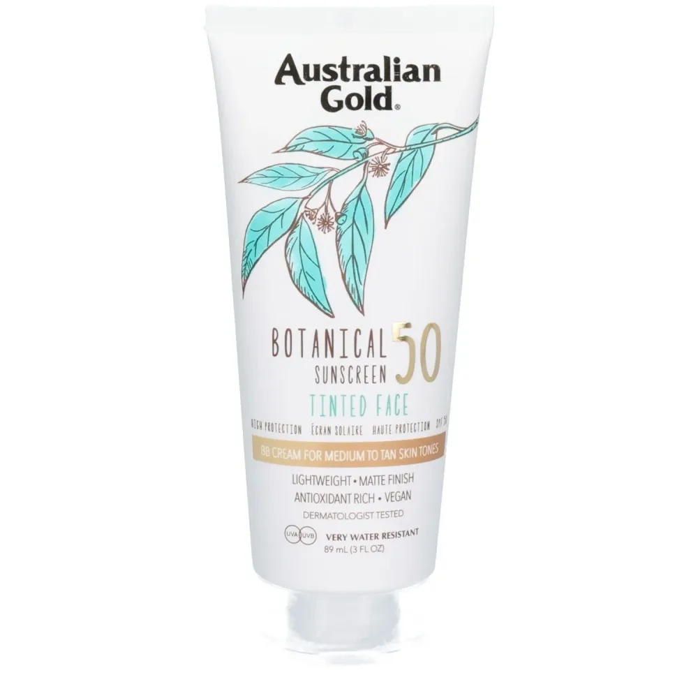 Australian Gold Botanical Tinted Faces Spf50 medium teint Tb 89 ml