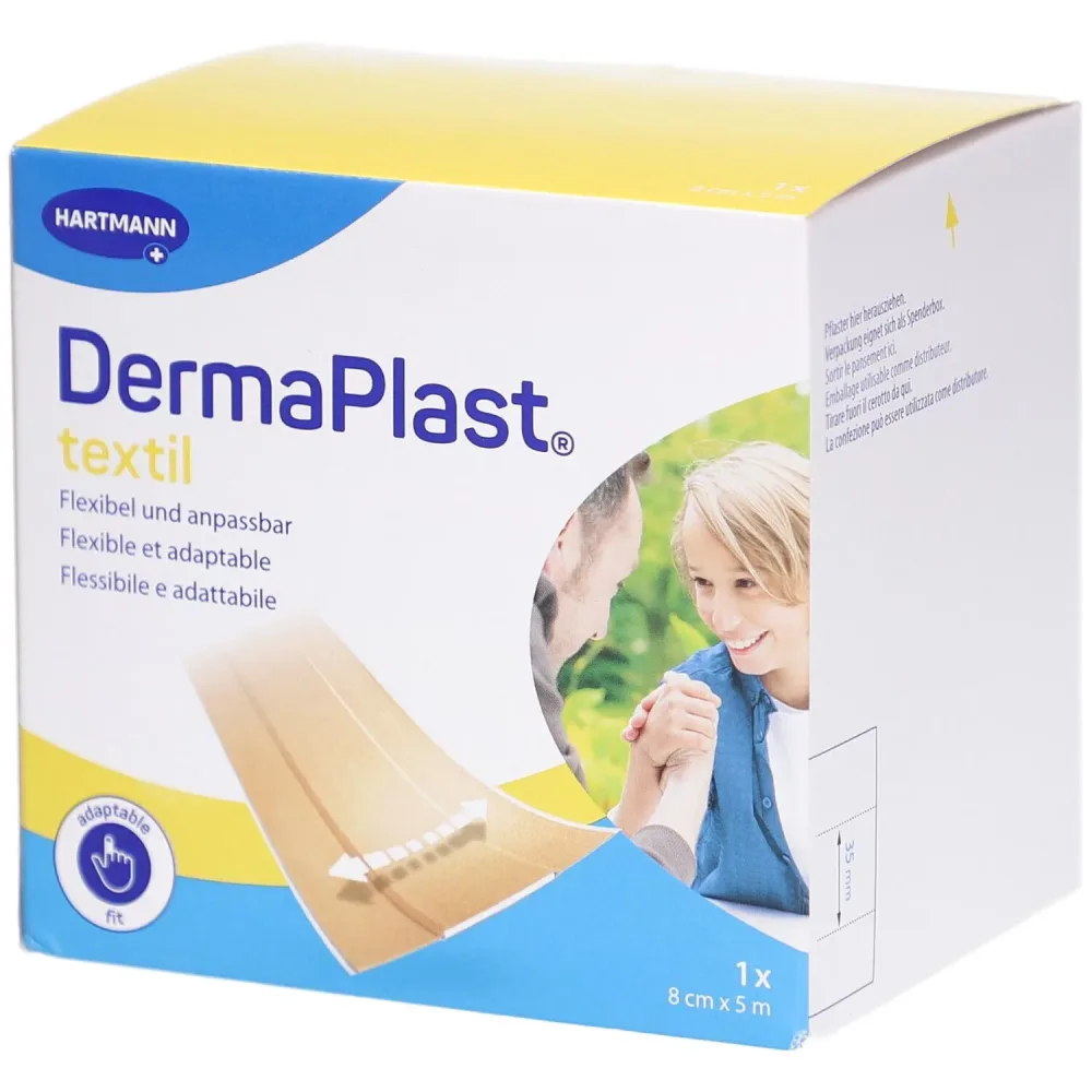 DermaPlast textil Schnellverband, 8cmx5m (1 Stk)