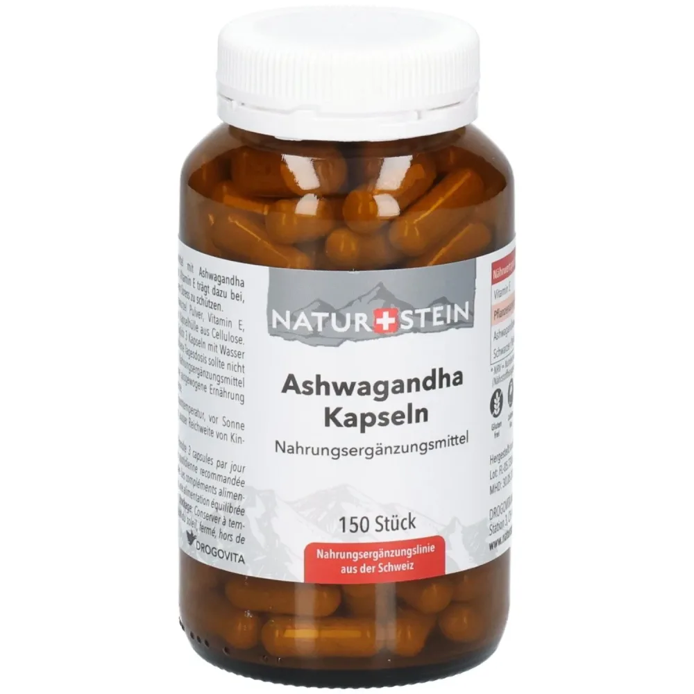 Naturstein Ashwagandha Kapseln 150 Stück