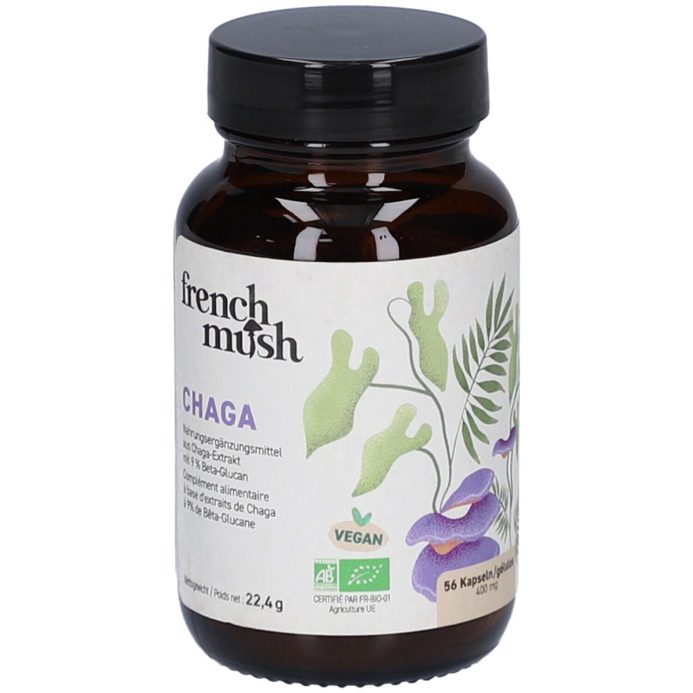 French Mush Chaga Kapseln 56 Stück