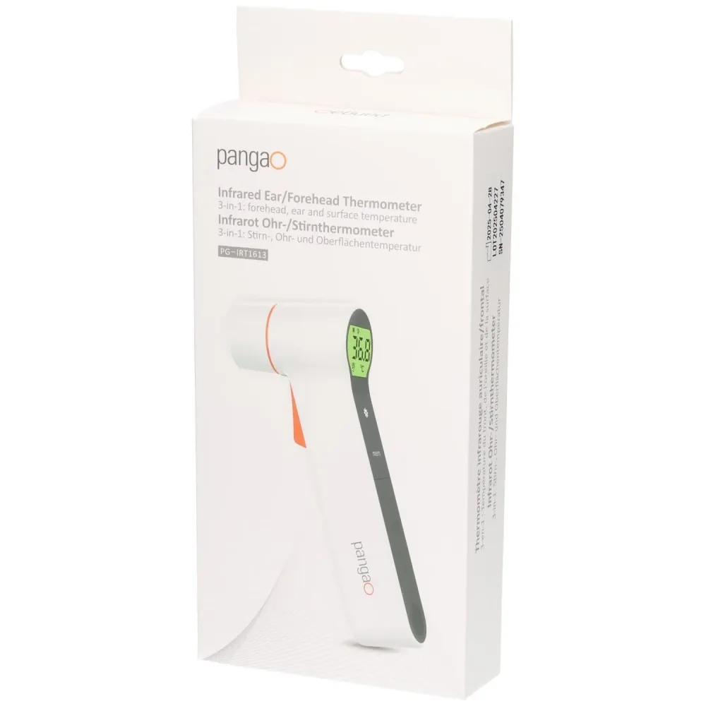 PANGAO Infrarot Ohr-/Stirnthermometer 3in1 (1 Stk)