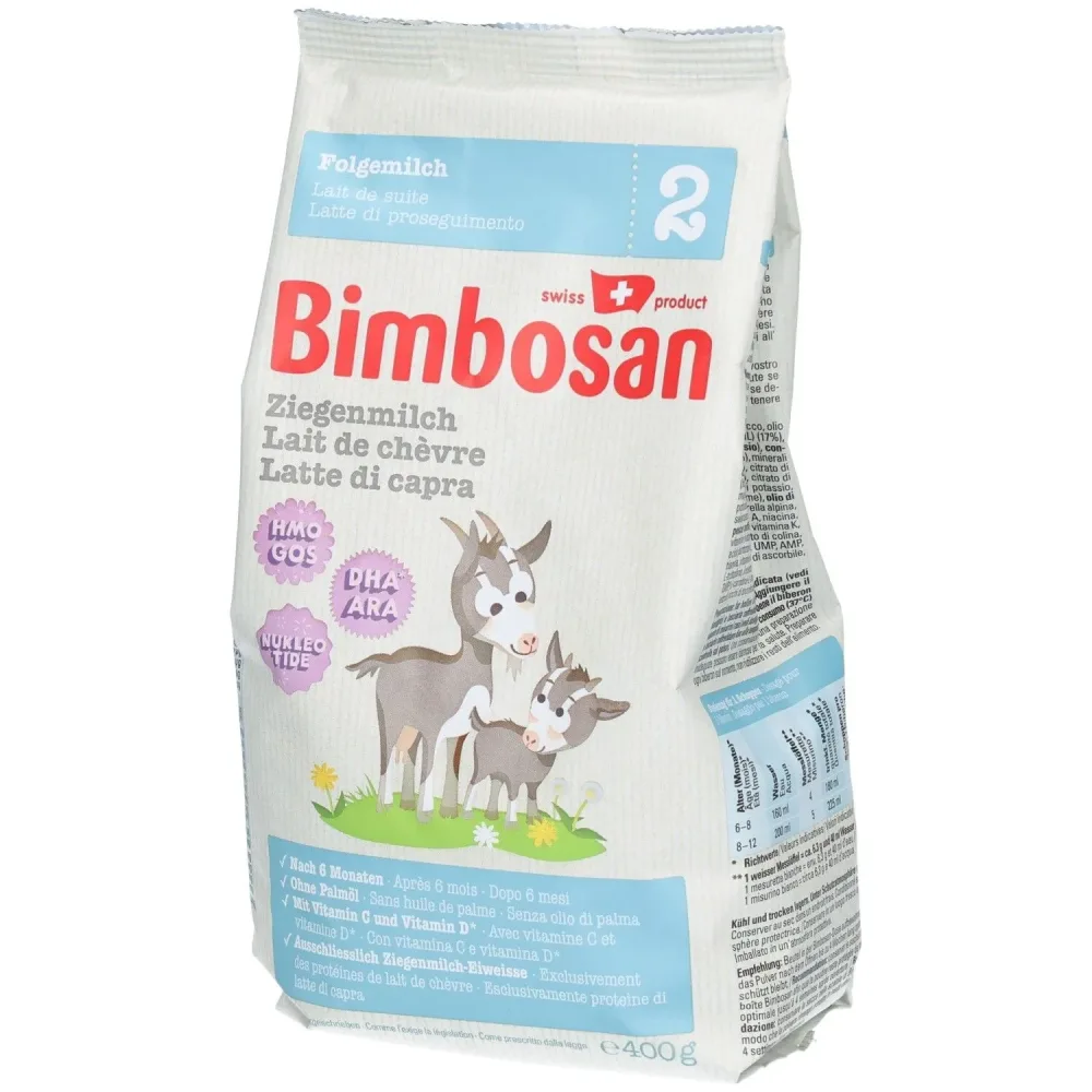Bimbosan Ziegenmilch 2 Folgemilch refill Btl 400 g