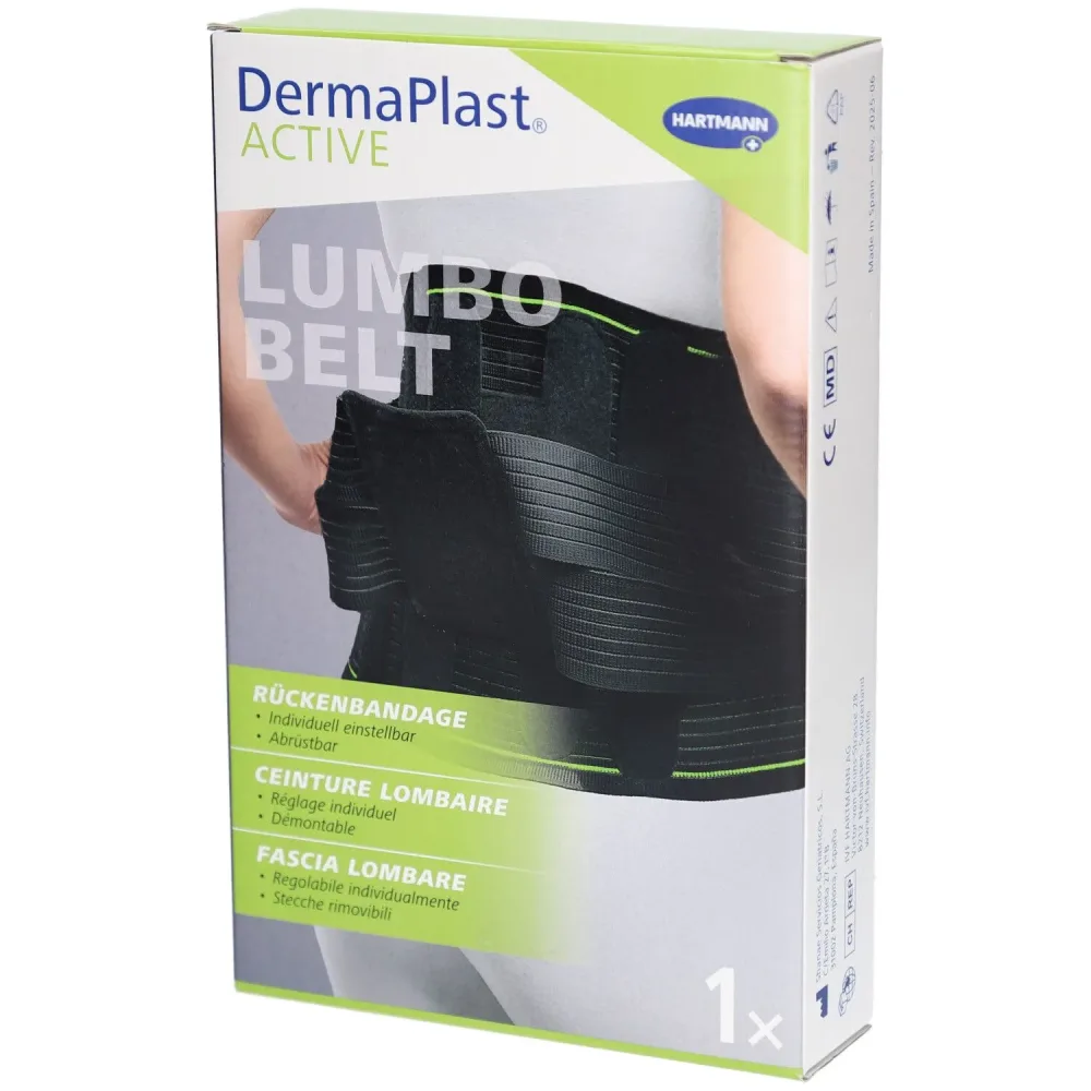 DermaPlast Active Lumbo Belt Rückenbandage, Grösse M, 90-105cm (1 Stk)