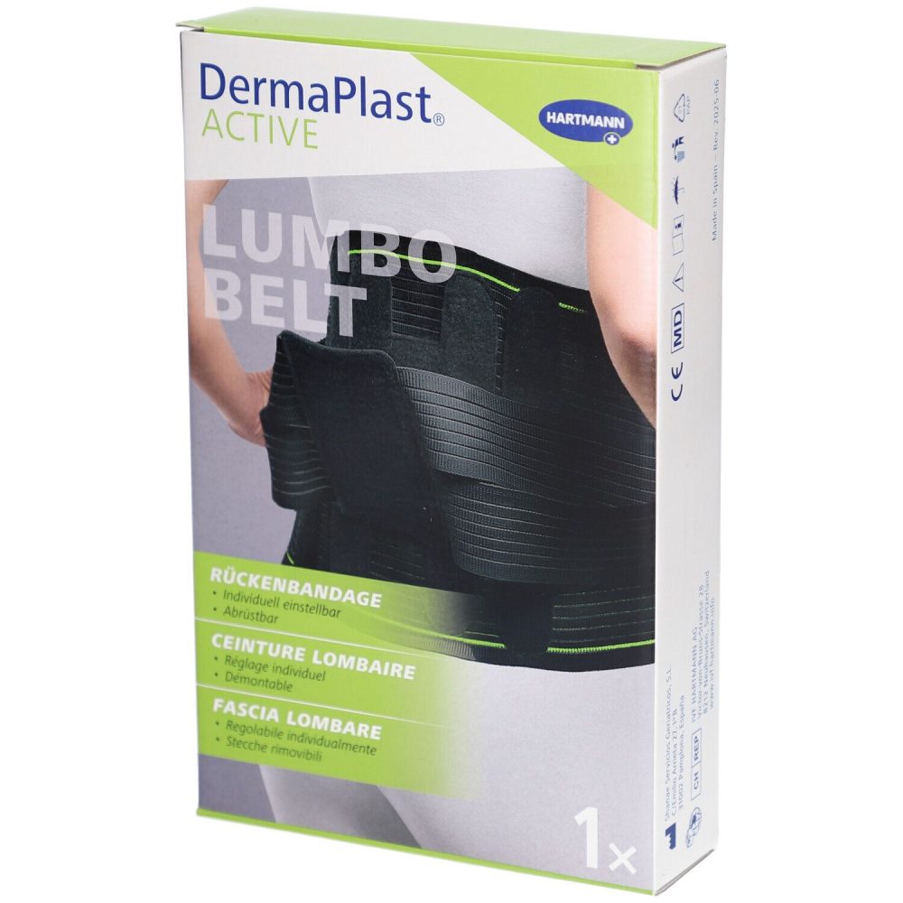 DermaPlast Active Lumbo Belt Rückenbandage, Grösse XL, 120-130cm (1 Stk)