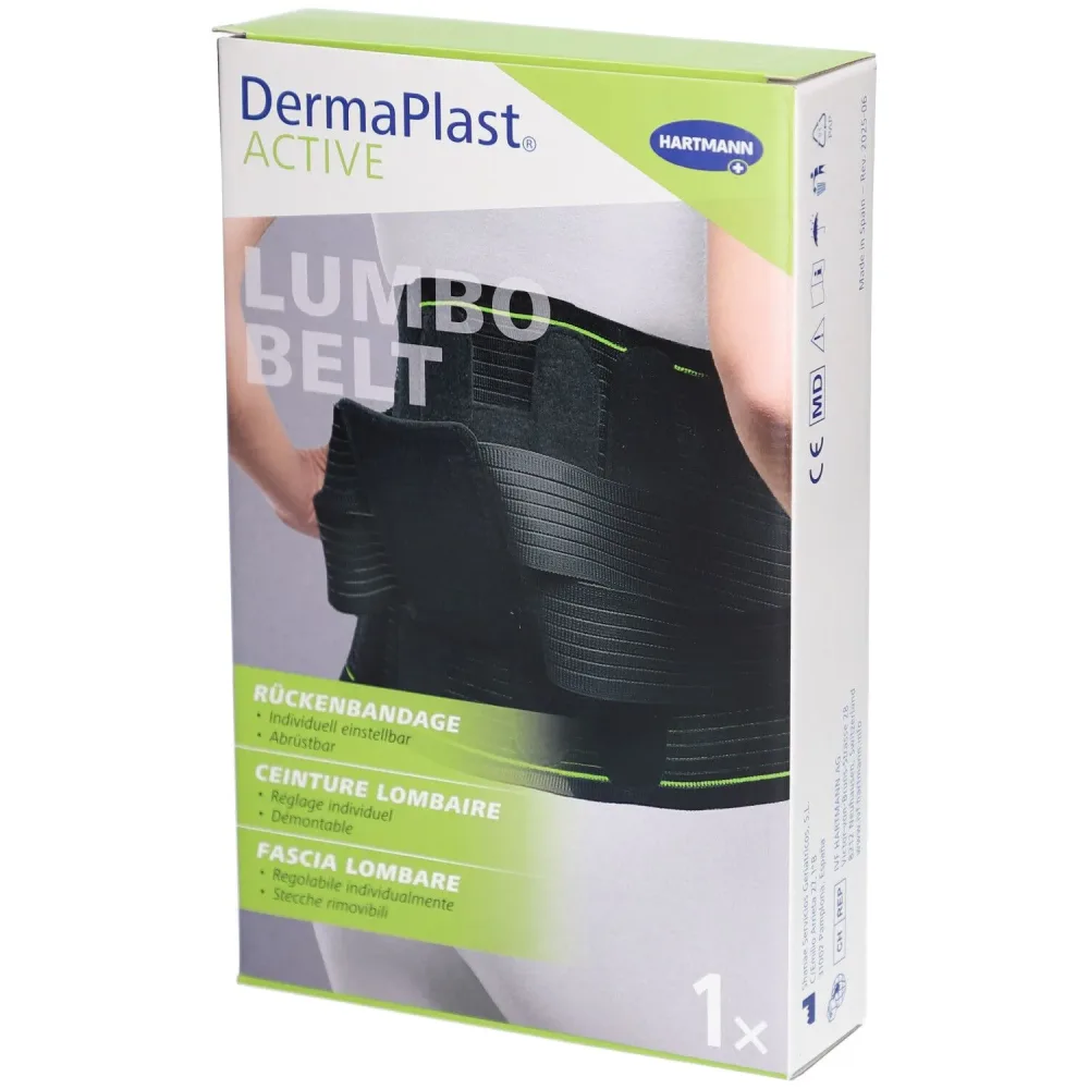 DermaPlast Active Lumbo Belt Rückenbandage, Grösse XL, 120-130cm (1 Stk)