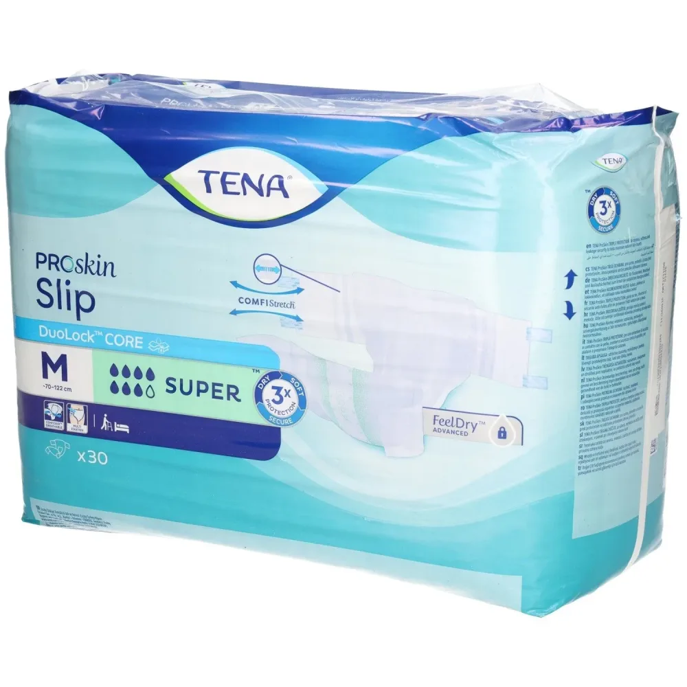 TENA Slip Super, Grösse M, Taille 73-122cm (30 Stk)