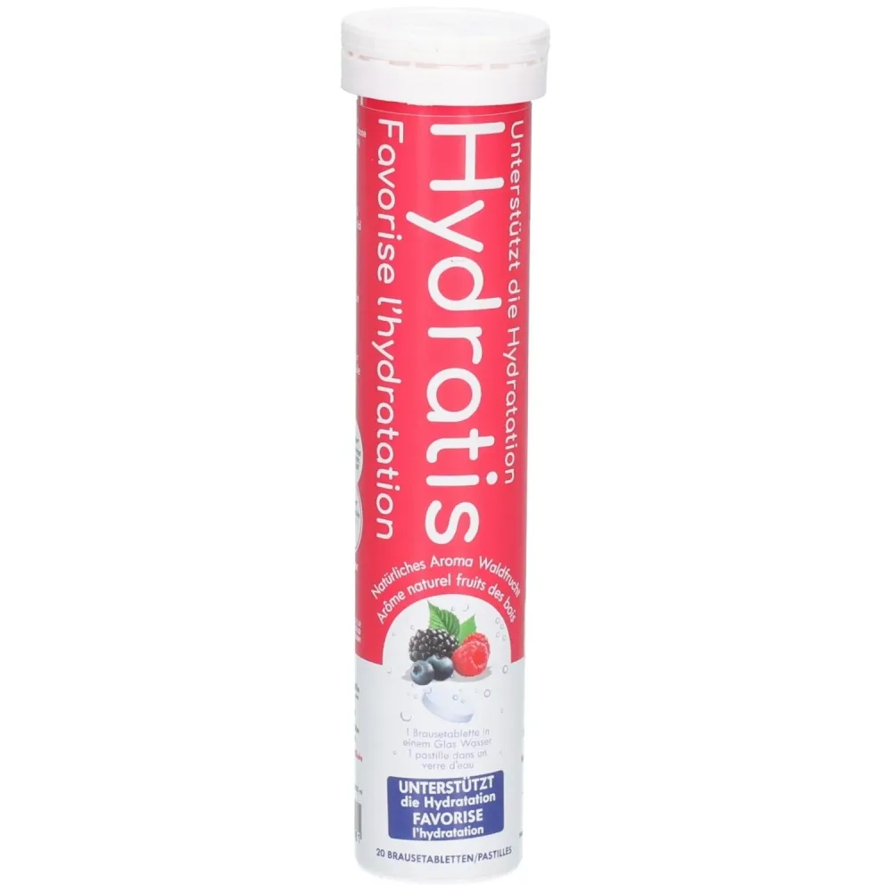 Hydratis Brausetabletten Waldfrucht, Mineralsalze und Elektrolyte (20 Stk)