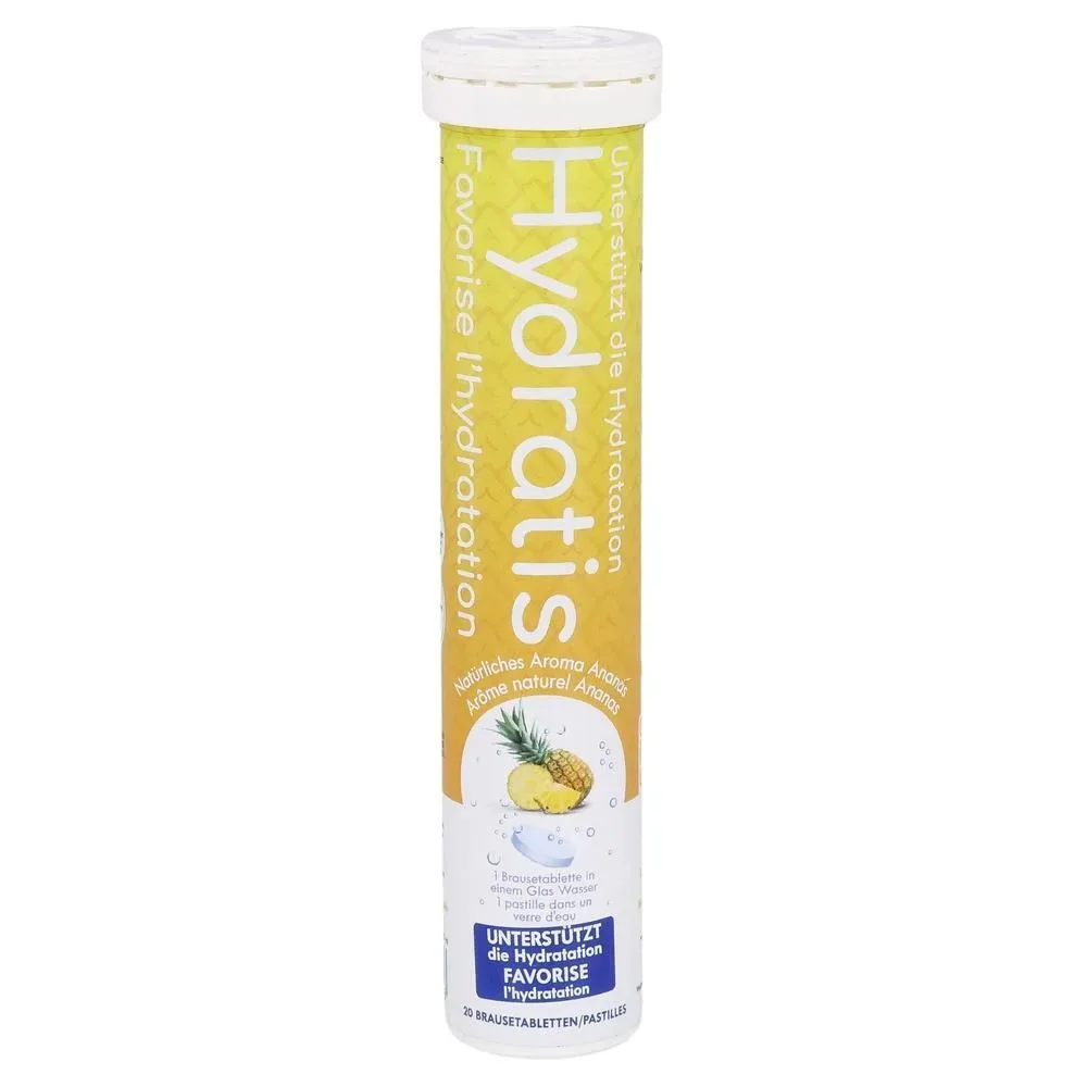Hydratis Brausetabletten Ananas, Mineralsalze und Elektrolyte (20 Stk)