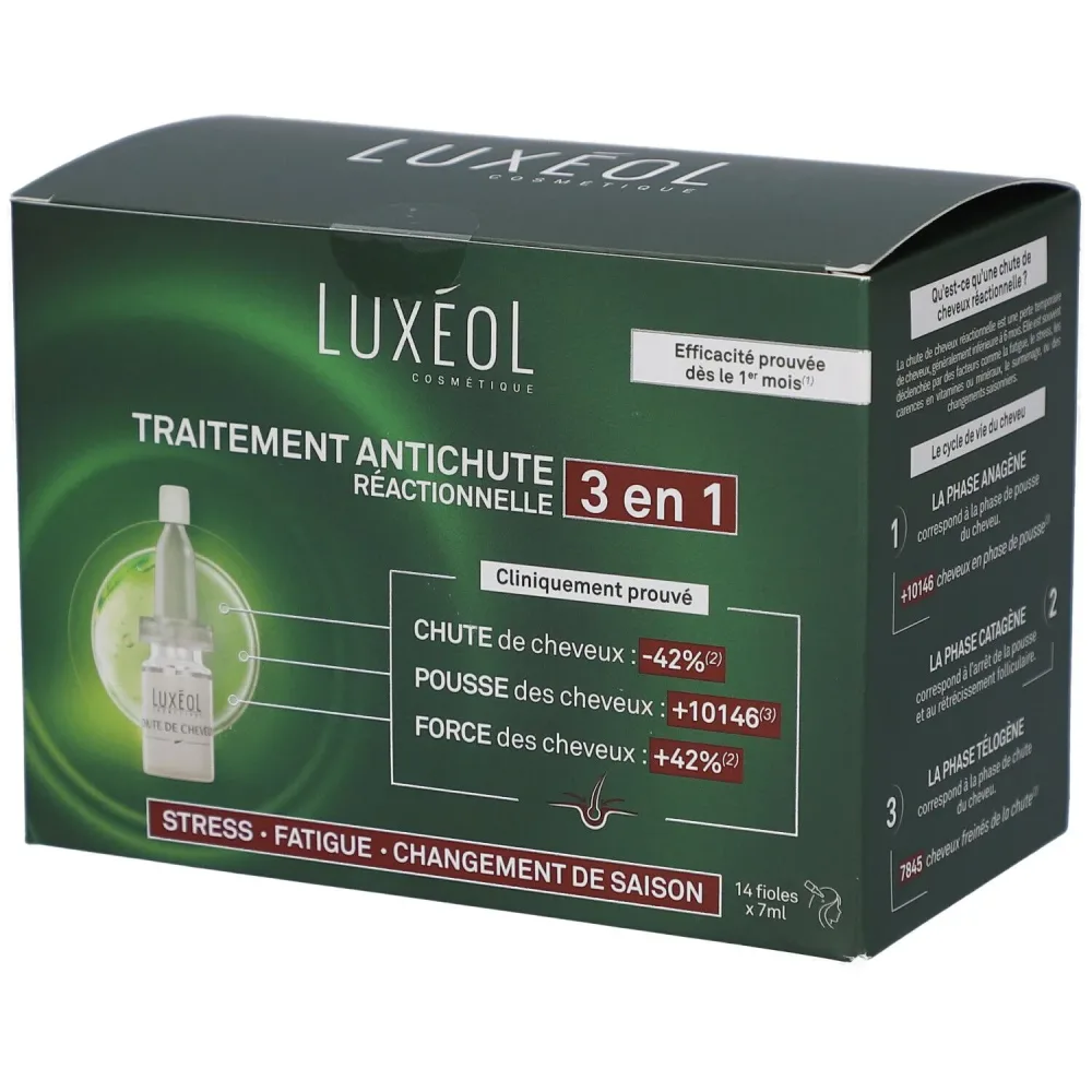 Luxéol - 3-in-1-Behandlung gegen reaktiven Haarausfall, One Size