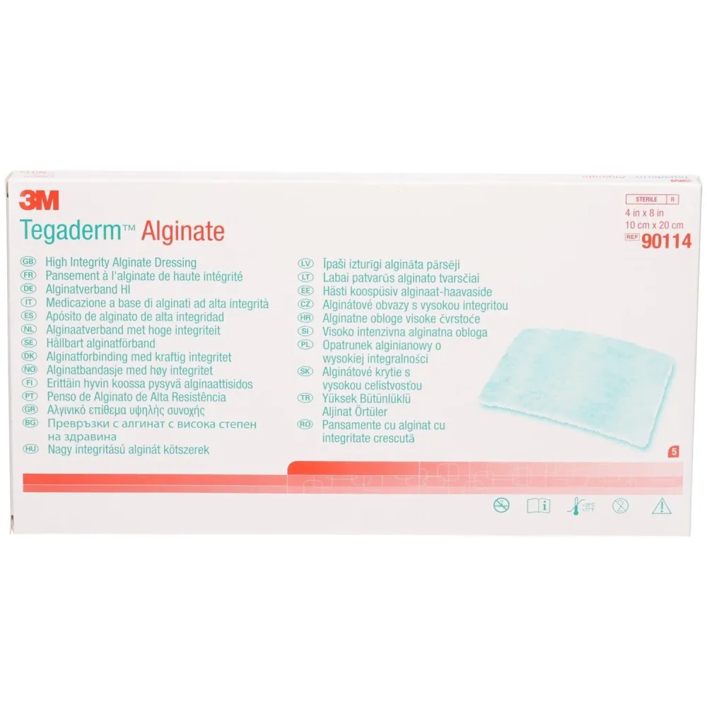 3M Tegaderm Alginat Kompresse 10x20cm 5 Stk