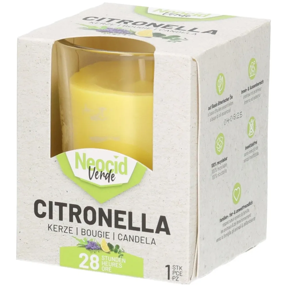 Neocid Verde Citronella Kerze