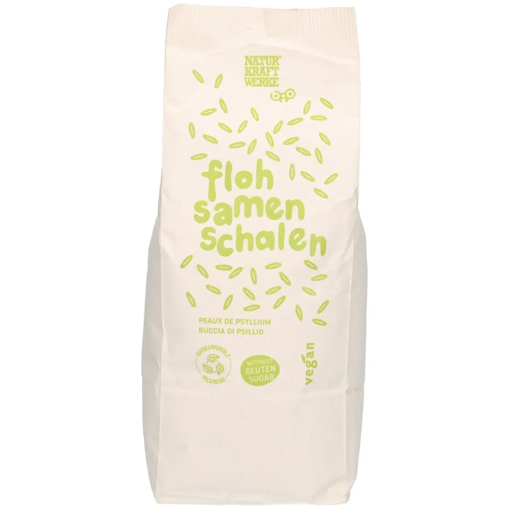 NATURKRAFTWERKE Flohsamenschalen Bio/kbA (500g)