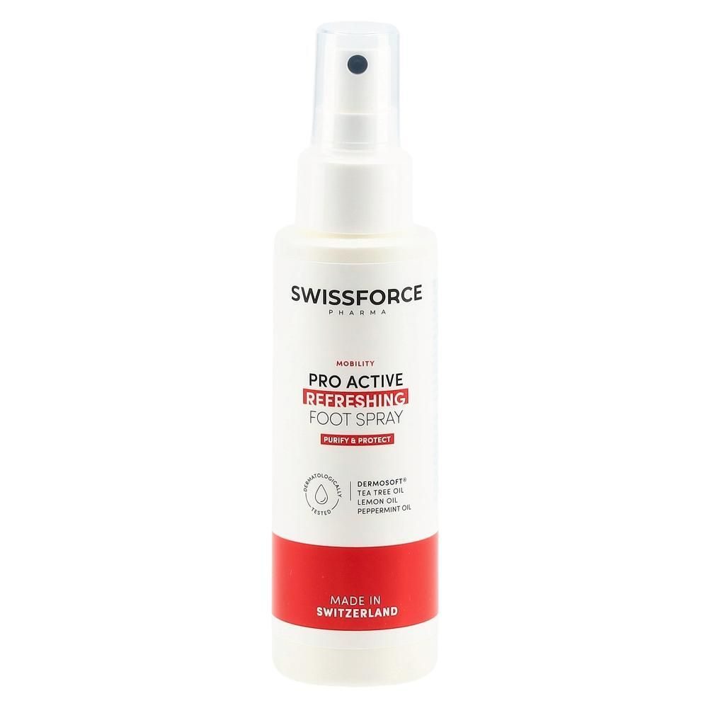 Swissforce Pro Active Refreshing ? Geruchsneutralisierendes Fußspray ? Vegan