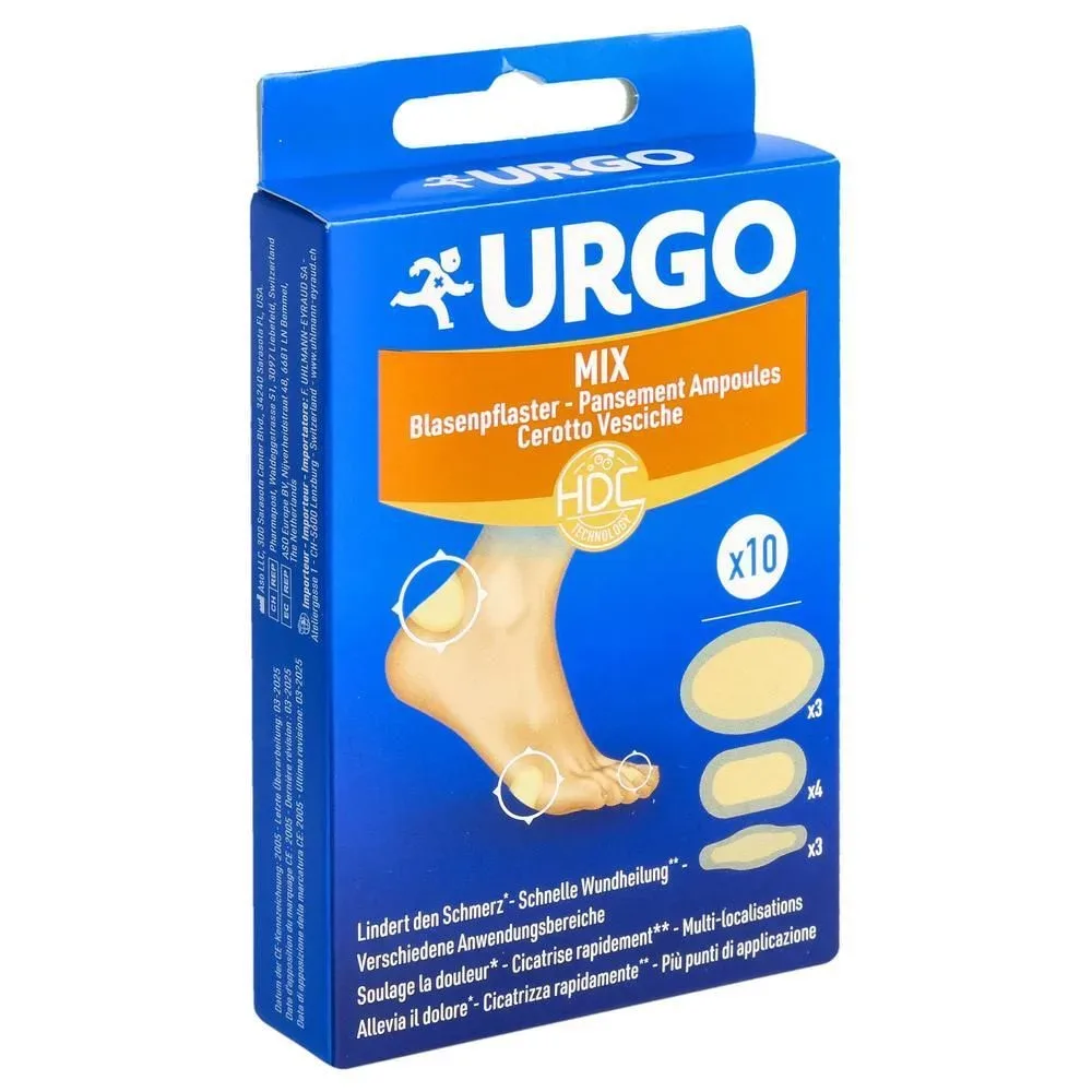 URGO Blasenpflaster Mix (10 Stk)