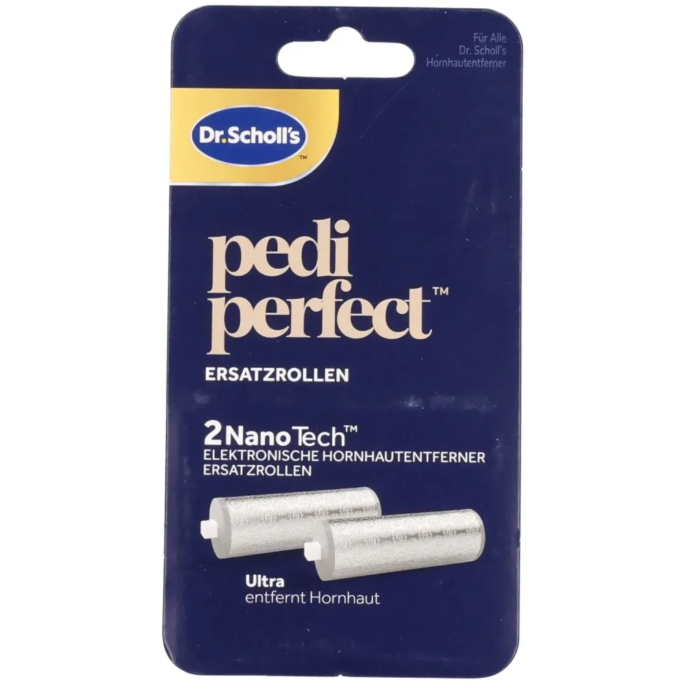Scholl - Dr s Pedi Perfect Ersatzrollen NanoTech, 2 Stück