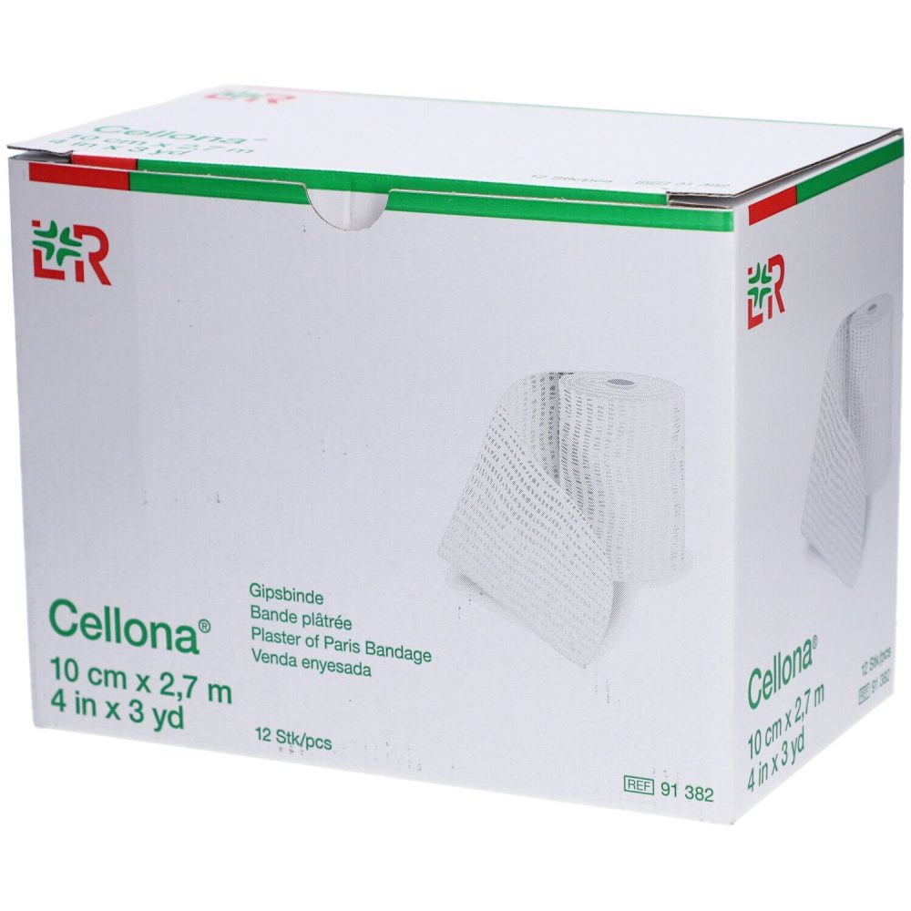 Cellona Gipsbinden, 2.75mx10cm, feincremig (12 Stk)