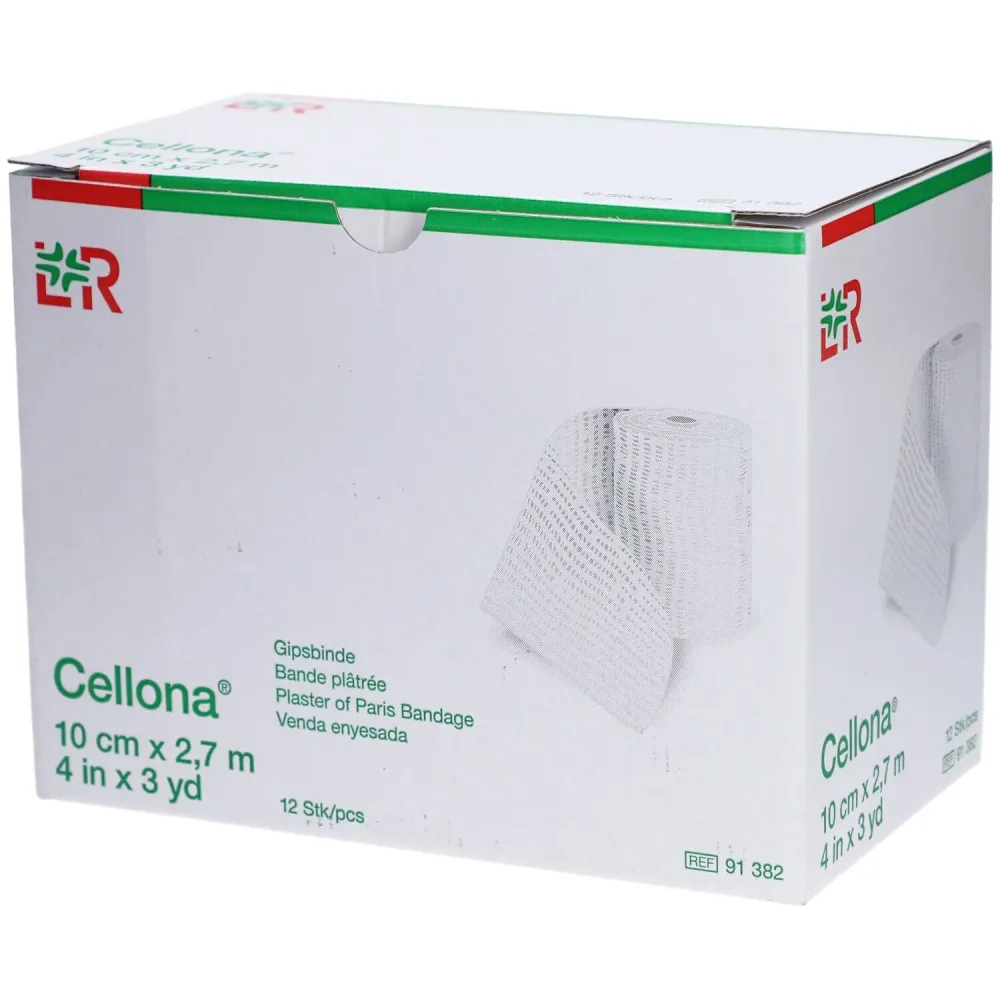 Cellona Gipsbinden, 2.75mx10cm, feincremig (12 Stk)