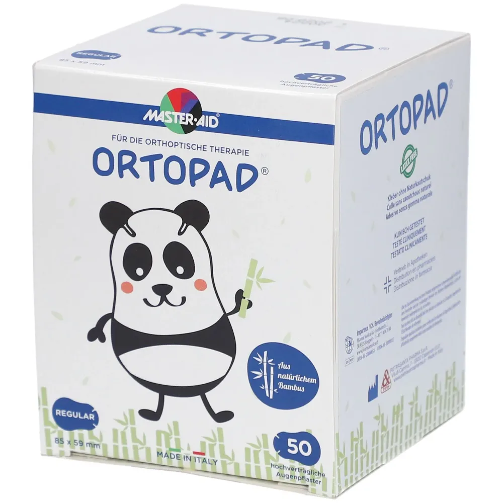 ORTOPAD Occlusionspflaster Regular Weiss ab 4J. 85x59mm (50 Stk)