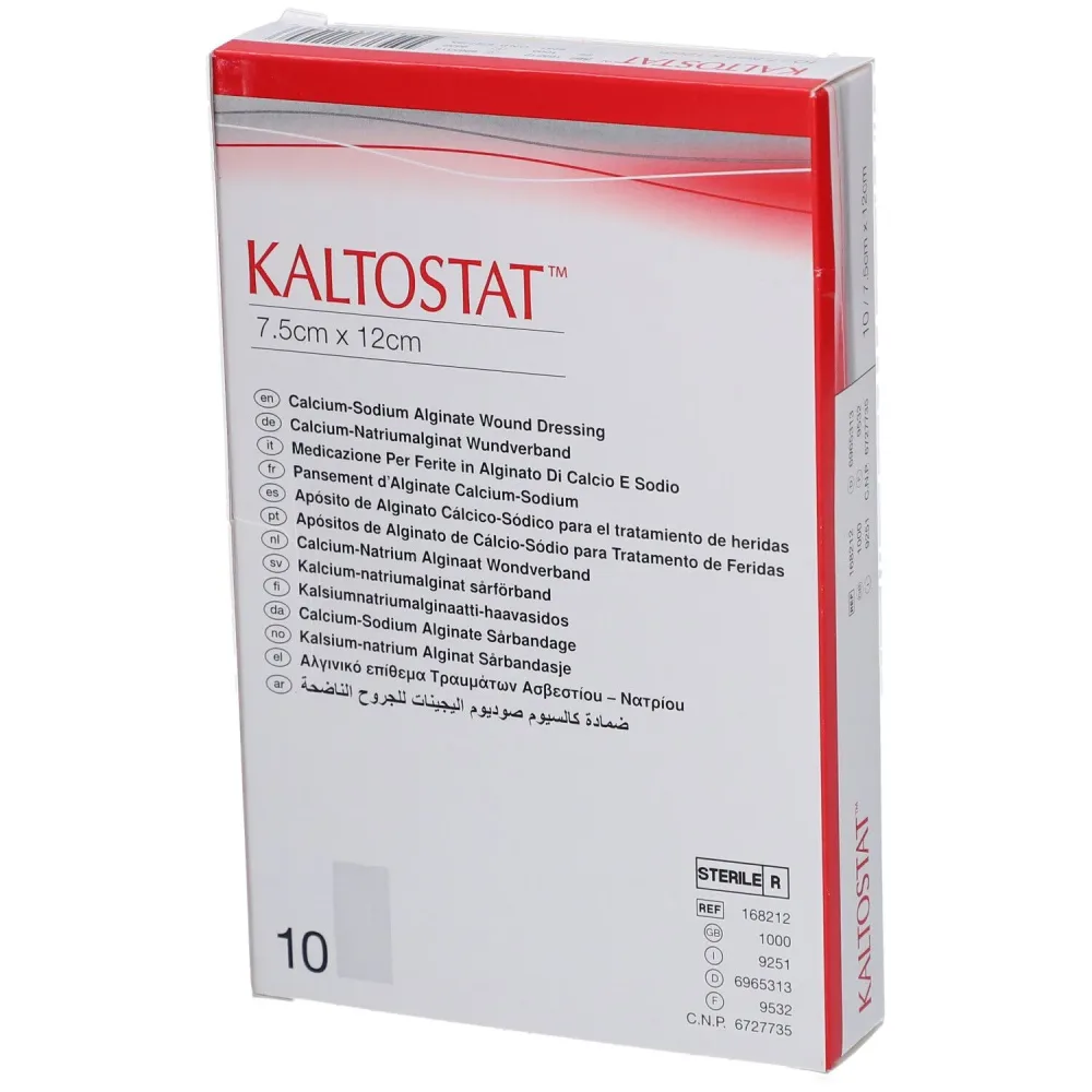 KALTOSTAT Kompressen, 7x12cm, steril (10 Stk)