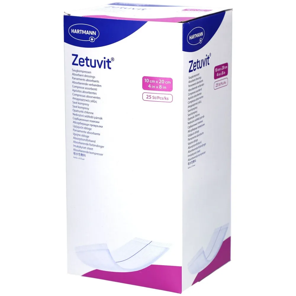 Zetuvit Absorptionsverband 10x20cm steril (25 Stk)