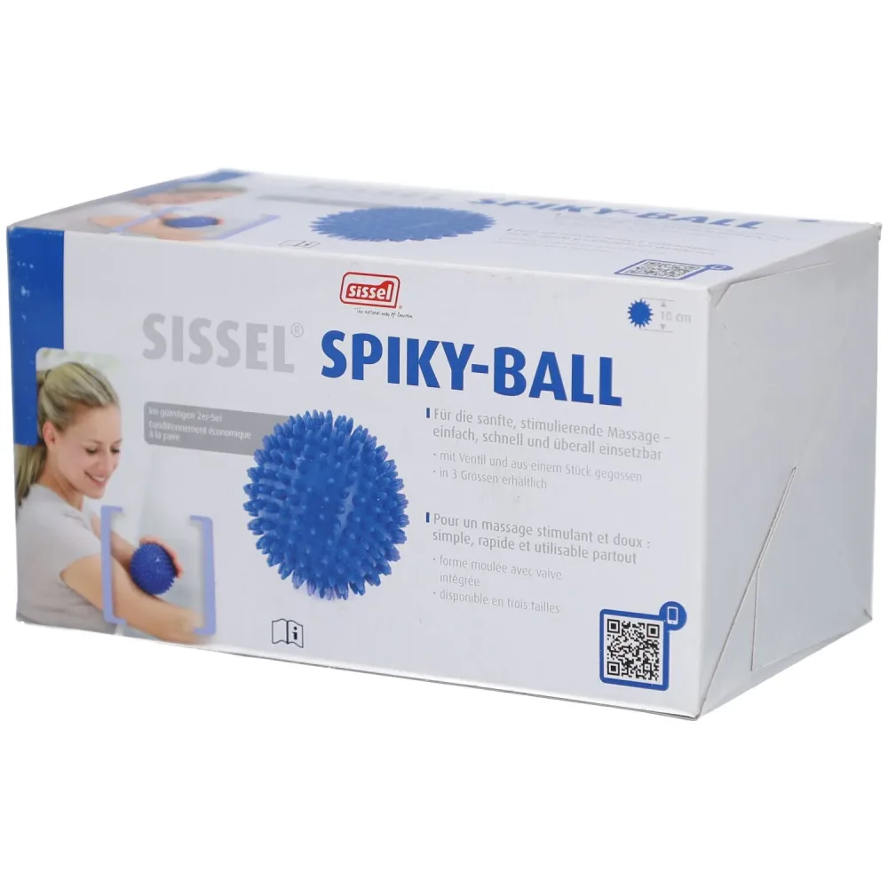 SISSEL Igelb&auml;lle 10cm blau 2 Stk
