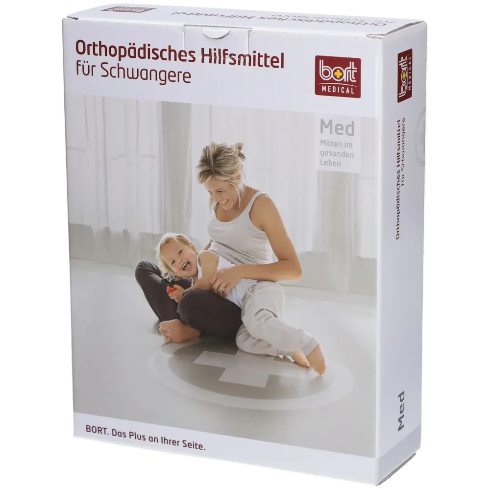 Bort Abdominalstütze für Schwangere 90cm-105cm Gr1 weiss (1 Stk)