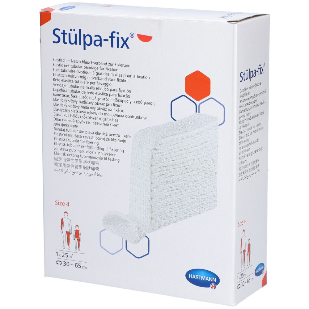 Stülpa-fix Netzverband Grösse 4 Bein Rolle (25m)