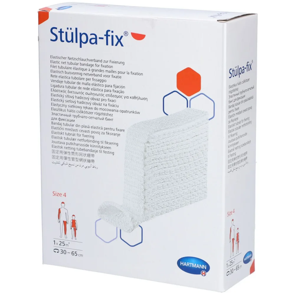 Stülpa-fix Netzverband Grösse 4 Bein Rolle (25m)