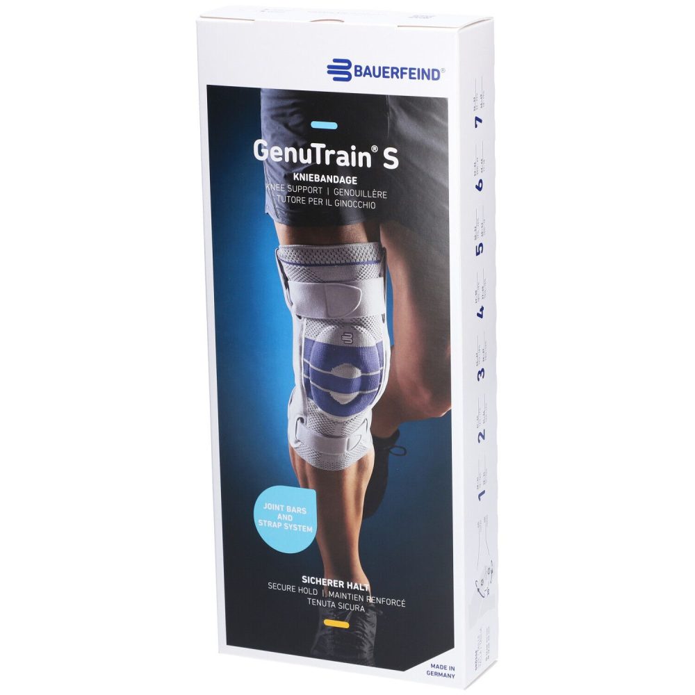 GenuTrain S Aktivbandage Grösse 3 links titan (1 Stk)